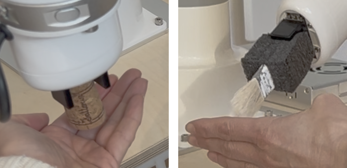 Co-Worker and human hand